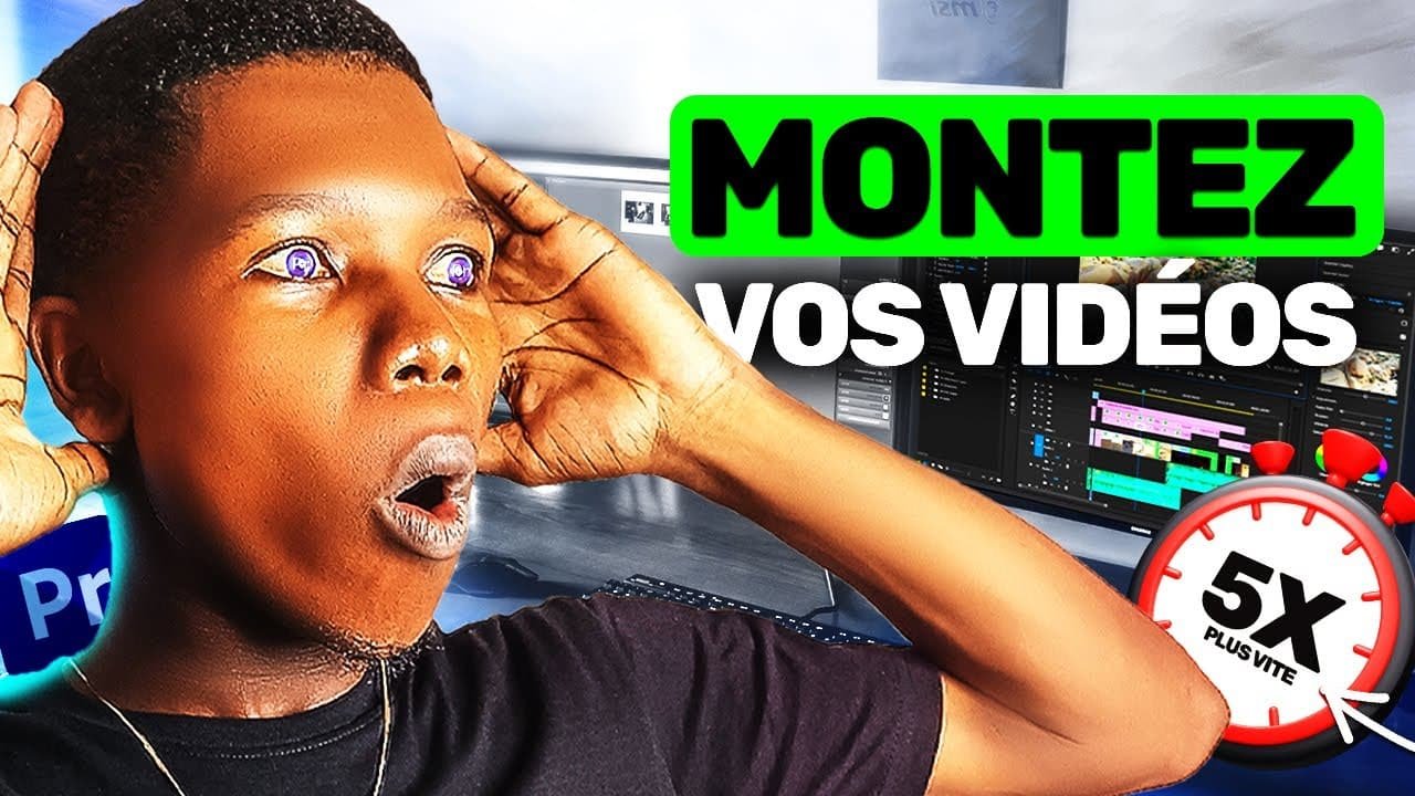 Miniature de la vidéo : MONTEZ 5X PLUS RAPIDEMENT - RACCOURCIS CLAVIER PREMIERE PRO | MONTAGE VIDÉO | PRODUCTIVITÉ