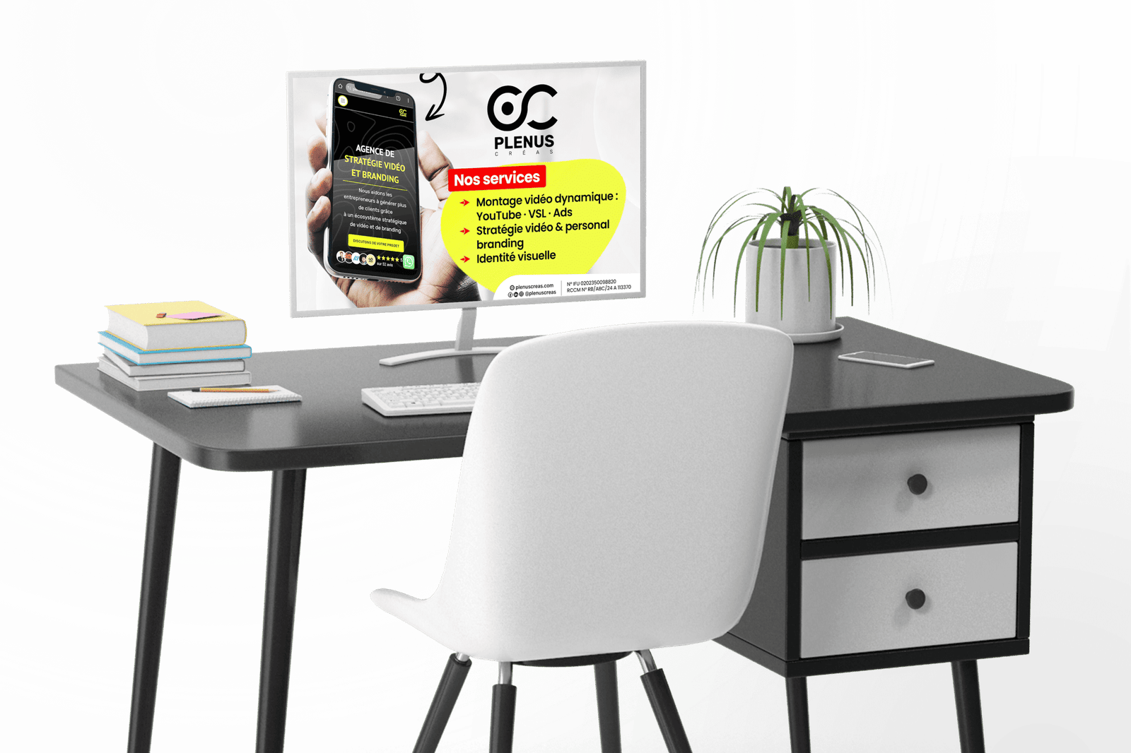 Créative au travail